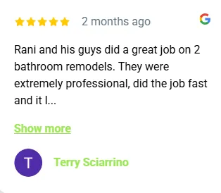 Five-star Google review from a ValleyBuild remodeling customer